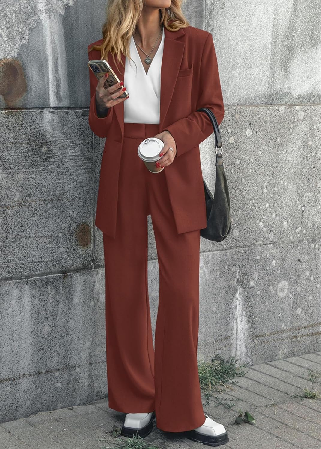 Women’s Blazer & Trouser Set for Office and Casual Wear