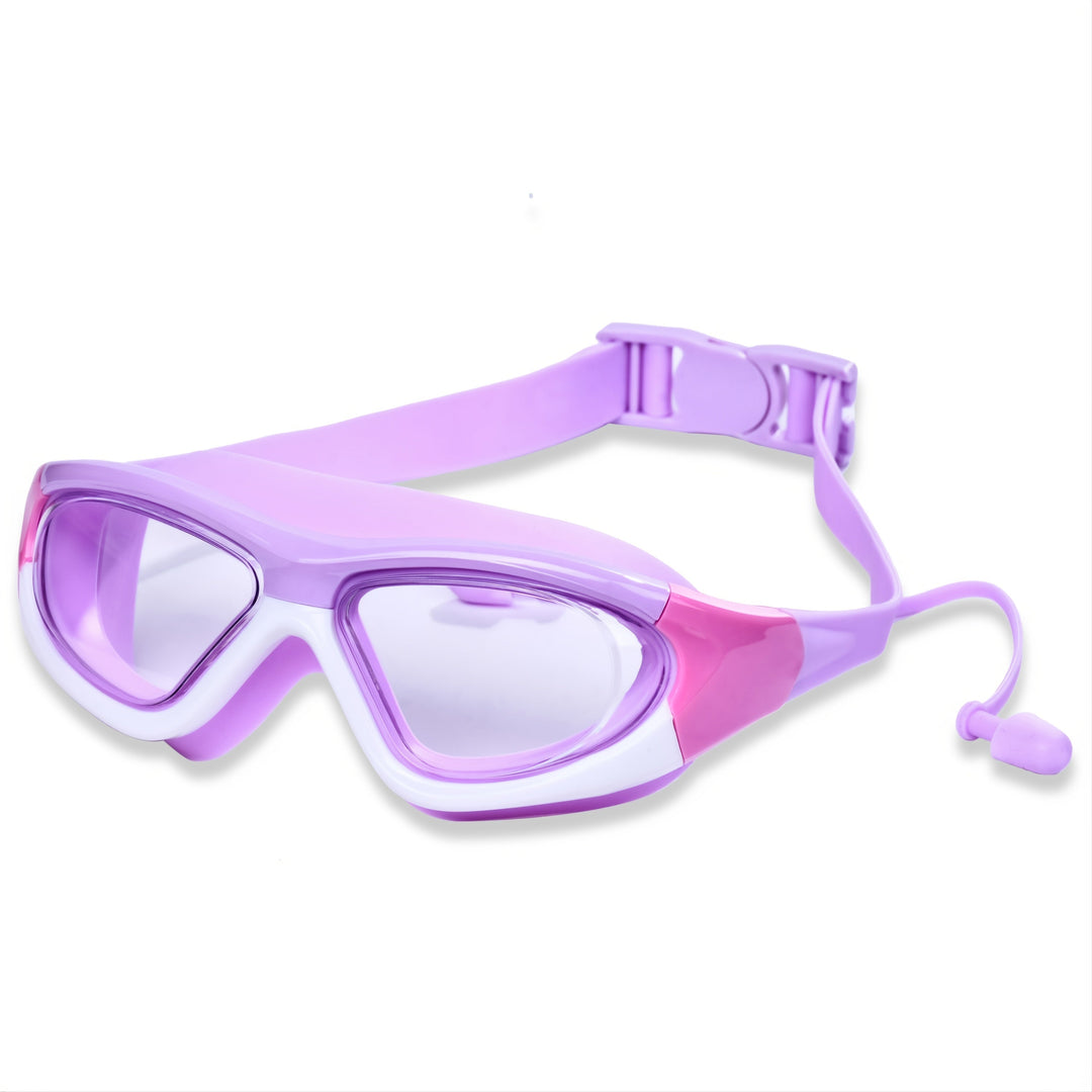 Schwimmbrille für Kinder mit großer Fassung – Komfortabel und Antifog für Wasserspaß