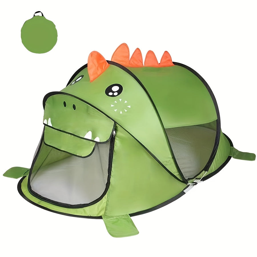 Pop-Up Play Tent Set for Kids with Dinosaurs, Sharks and Bears with UPF 50 Sun Protection – Breathable and Portable for Babies and Toddlers