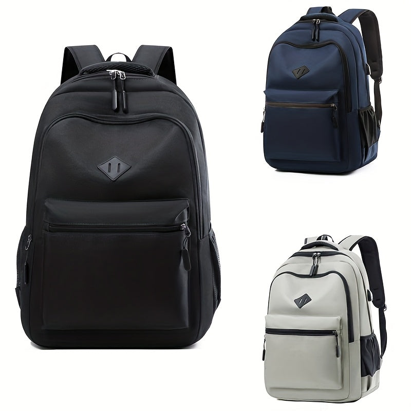 Urban School Backpack - Water-Resistant with Bottle Pocket