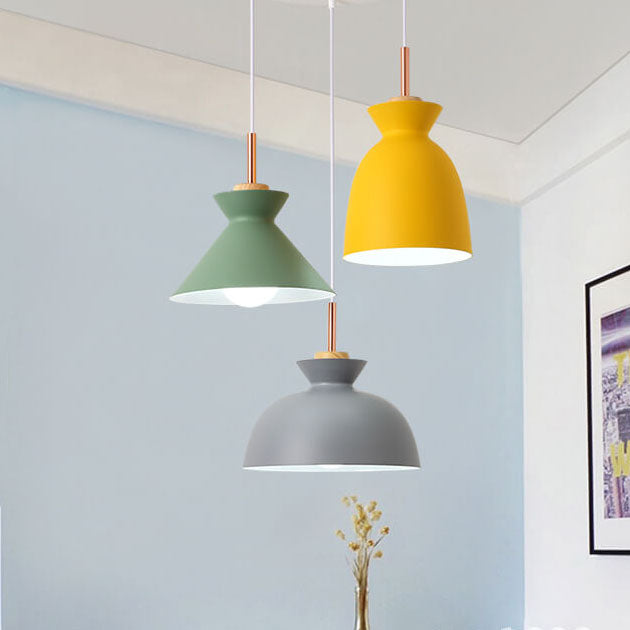 AuroraLite Nordic Chandelier | Metal Design | 1-Light | Modern Colour Options