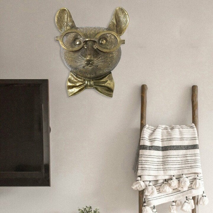 Verspielte Wanddekoration mit Tierkopf - WallCritters