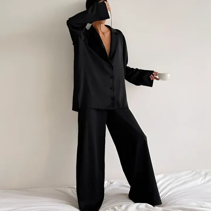 Women’s Satin Loungewear Set