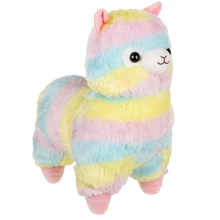 Soft Rainbow Alpaca Plush Toy for Babies and Children