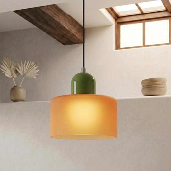 Ring Pendant Light with Extended Halo Design