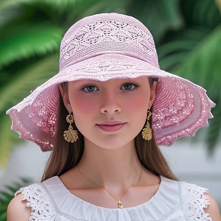 Elegant Wide-Brimmed Sun Hat – Style Meets Sun Protection