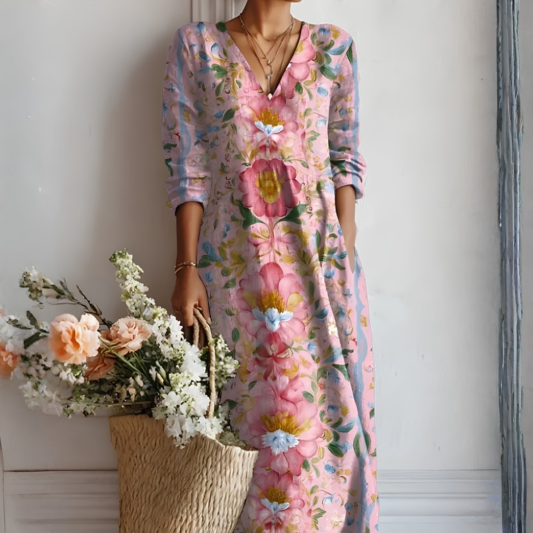 Lady's Long-sleeved Dress