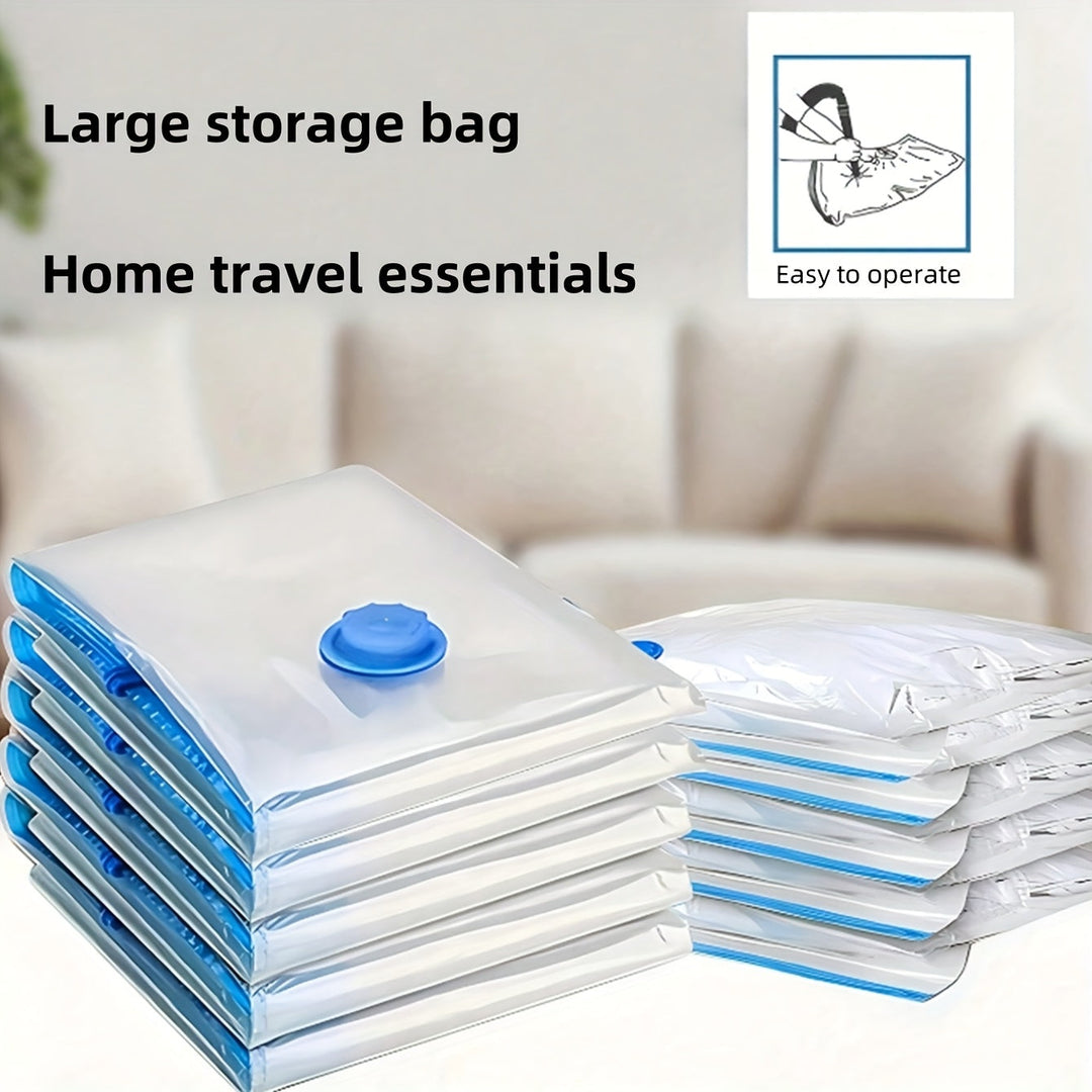 Extra Large Vacuum Storage Bag Set – Reusable, Waterproof and Space-Saving
