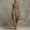 Resort-style Waist-cinching Figure-flattering Dress