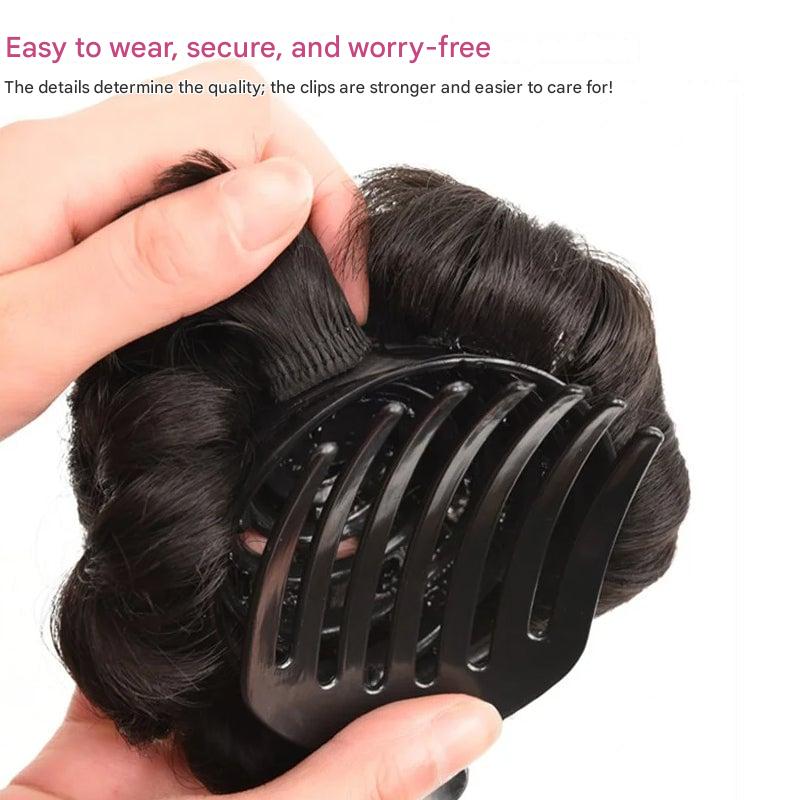 Blumenförmige Haarspange mit Extensions – Fiora