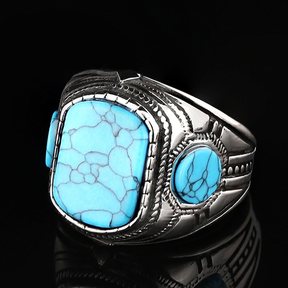 Men's Turquoise Ring – Thorin