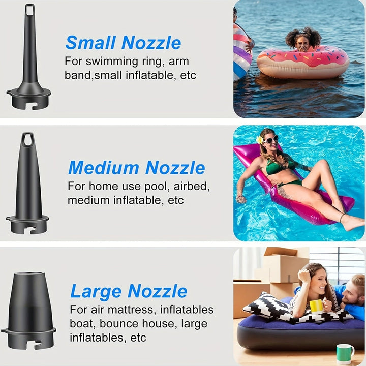 Portable USB Air Pump – Compact Wireless Inflator for Outdoor Use