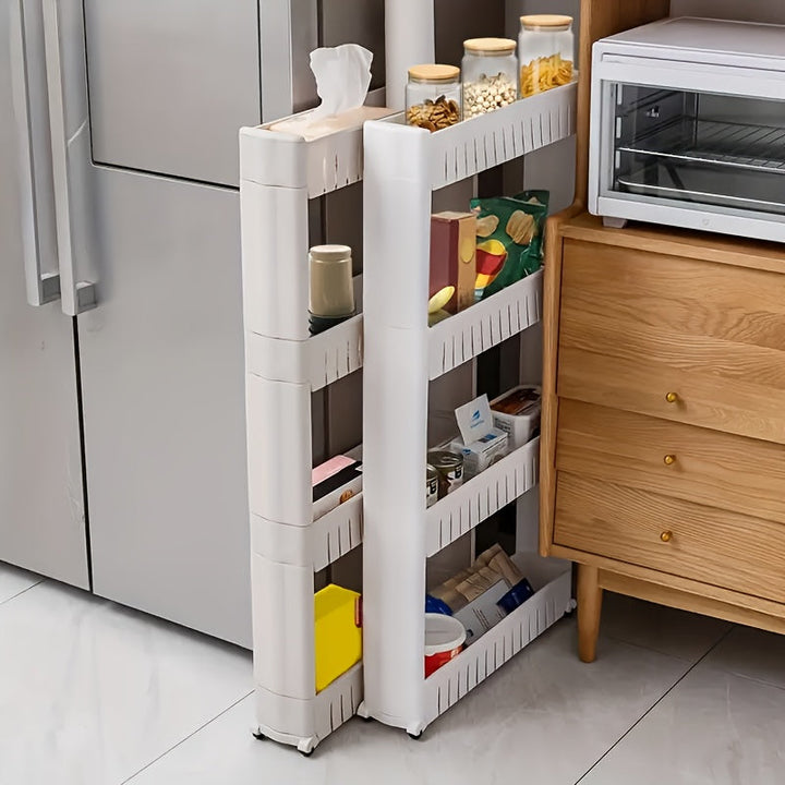Small Storage Trolley – Practical and Mobile for Kitchen and Bathroom
