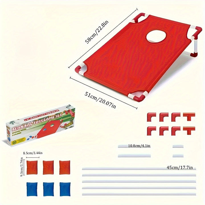 Portable Cornhole Game Set – Perfect for Outdoor Family Fun