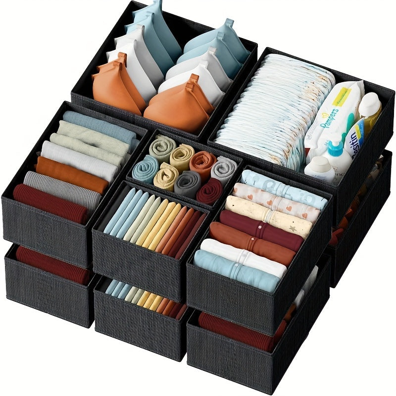 OrganizePro Set of 12 Drawer Organisers – Efficient and Compact