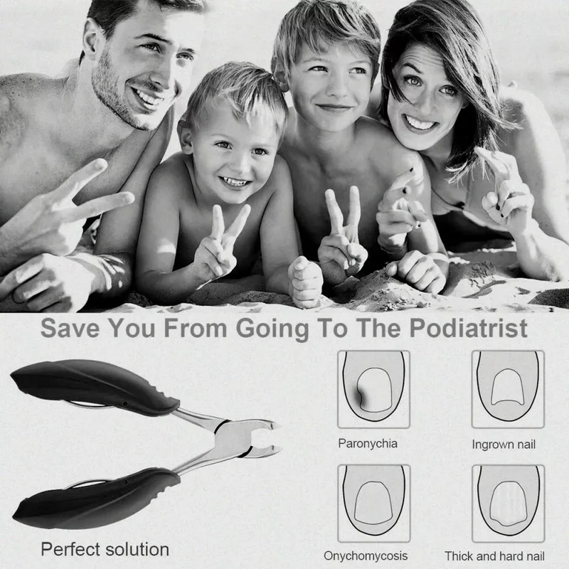 Nail Clipper for the Elderly, Sharp, Ergonomic and Ideal for Thick Nails
