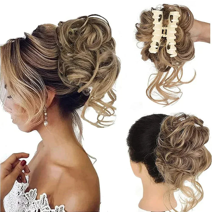 Curly Bun – Clip-In Hair Extension with Volume and a Natural Look