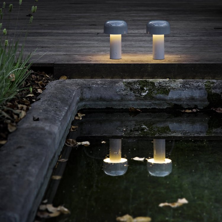 Agari Pilzförmige Tischlampe | Kabelloses Ambientelicht