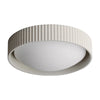 Argo Gypsum Concrete Flush Mount Ceiling Light