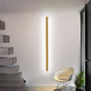Arisha Minimalist Linear LED Wall Light Gold/Black/White Bedroom