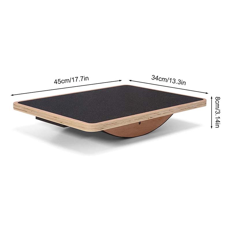 Balance-Plattform aus Holz - Training für Kraft, Gleichgewicht und Rehabilitation