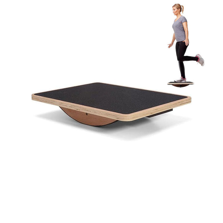 Wooden Balance Board - Training for Strength, Balance and Rehabilitation