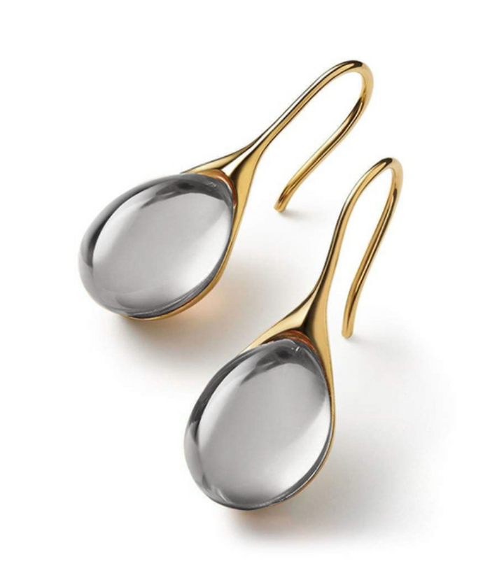 Soft Cubic Zirconia Drop Earrings