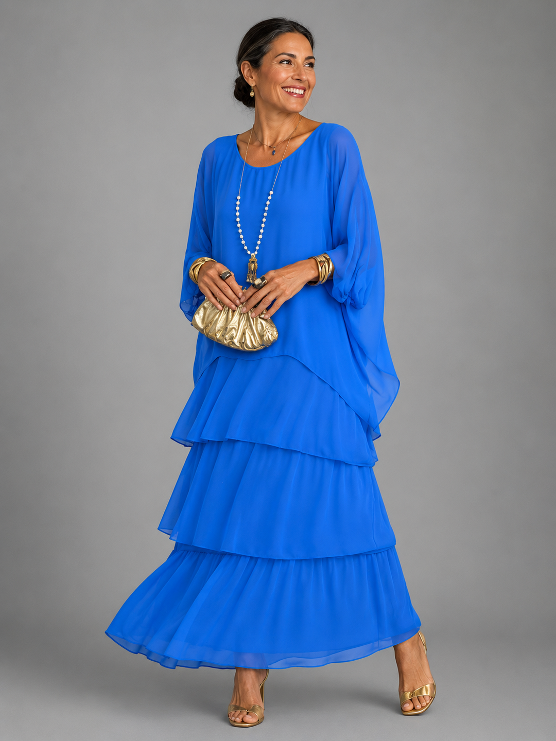 Elegant, flowing maxi dress
