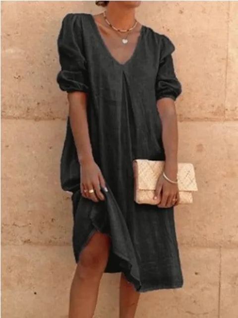Women's Elegant Casual Midi Dress