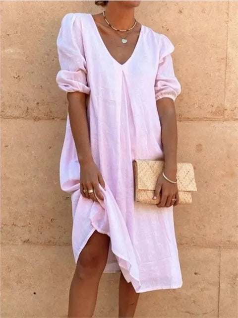 Women's Elegant Casual Midi Dress