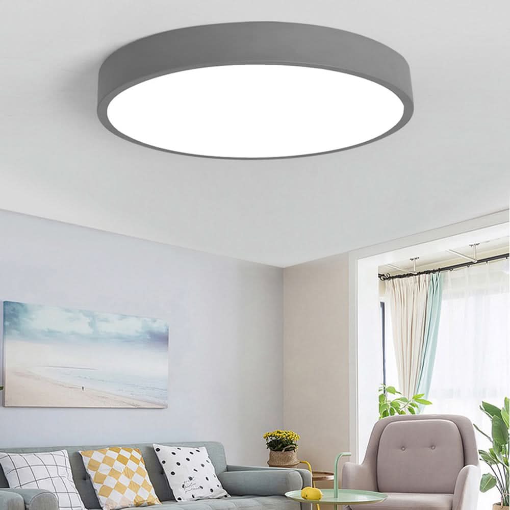 Deckenleuchte | Runde LED-Deckenleuchte | Metall | Eterna