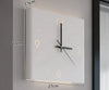 Double-Sided Square Wall Clock | Illuminated Minimalist Design