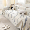 Reversible Chenille/Cotton Sofa Cover – LuxeCasa