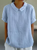 Classic Solid Color Top Natural Comfort with Effortless Style