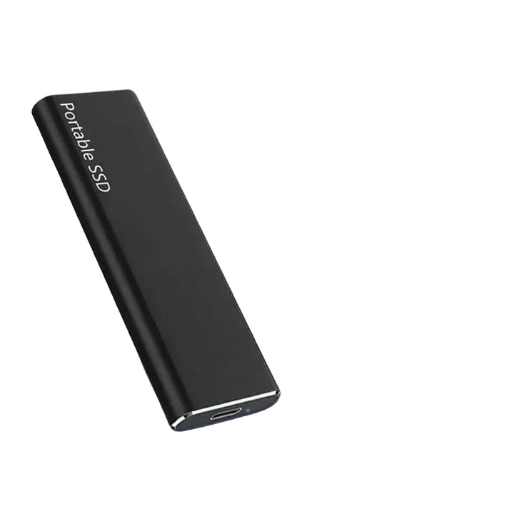 Portable external hard drive 4TB with USB-C connectivity