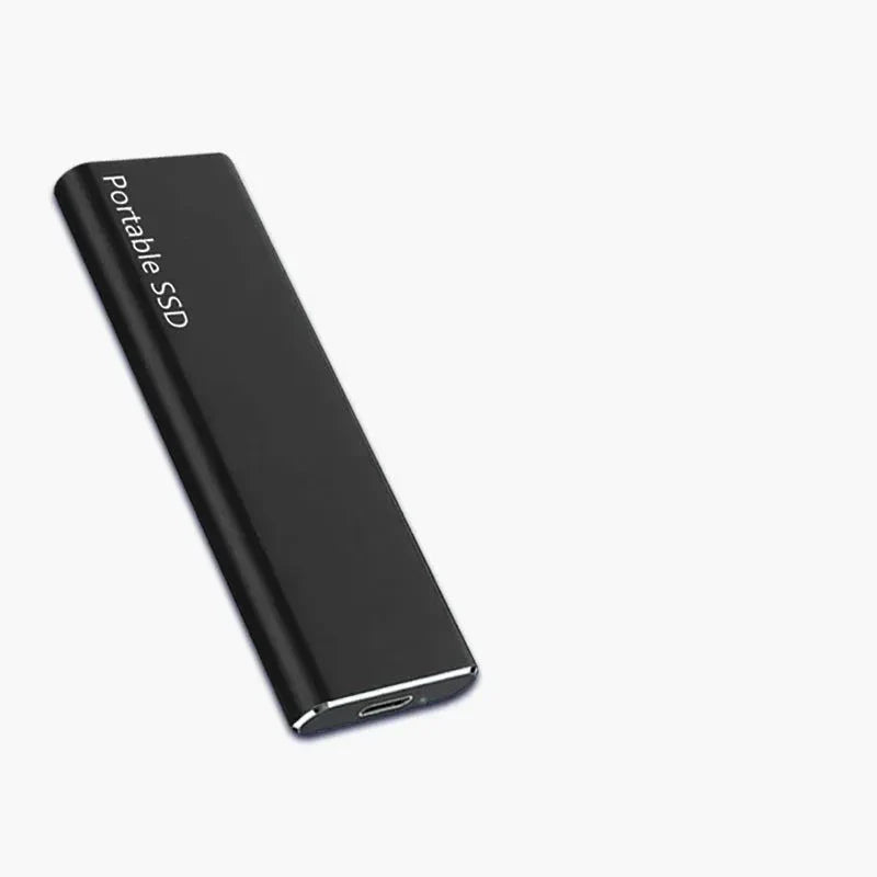 Portable external hard drive 4TB with USB-C connectivity