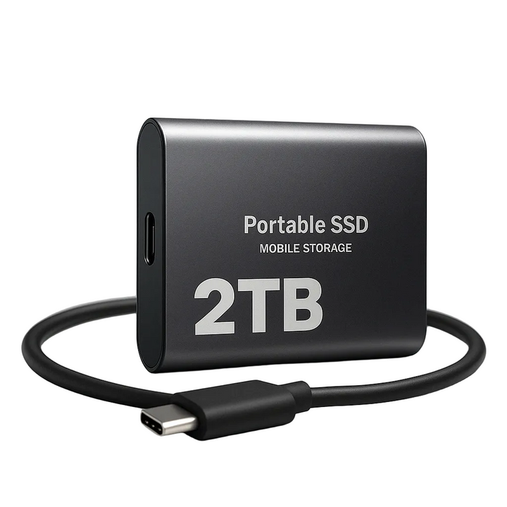 High-speed 2 TB external SSD