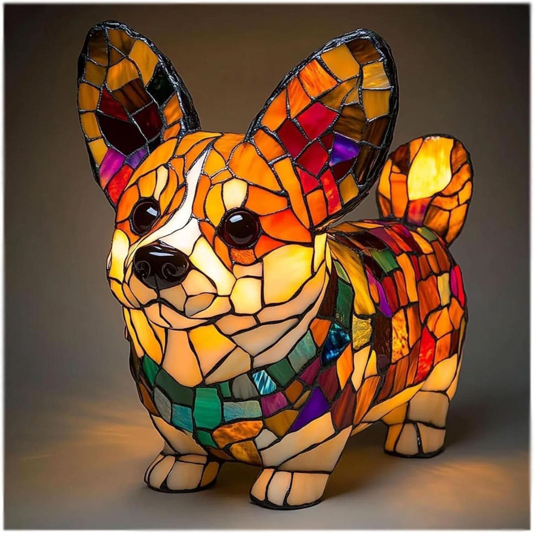 Glowing Statue – Artistic LED Night Lamp with Dog Breed Design