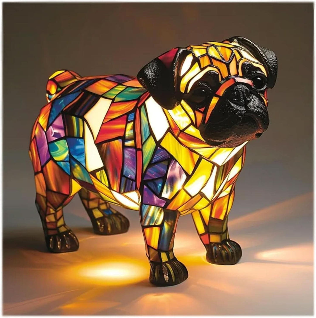 Glowing Statue – Artistic LED Night Lamp with Dog Breed Design