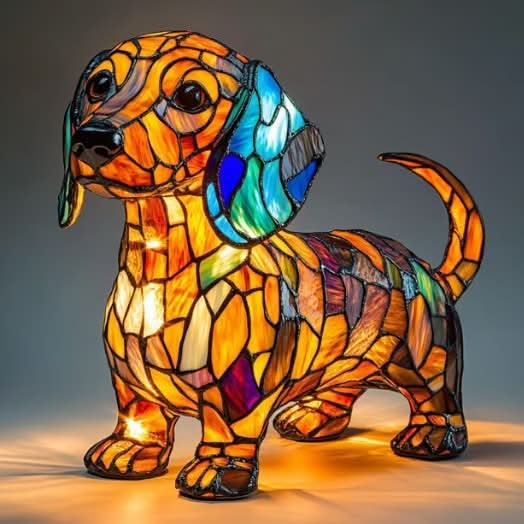 Glowing Statue – Artistic LED Night Lamp with Dog Breed Design