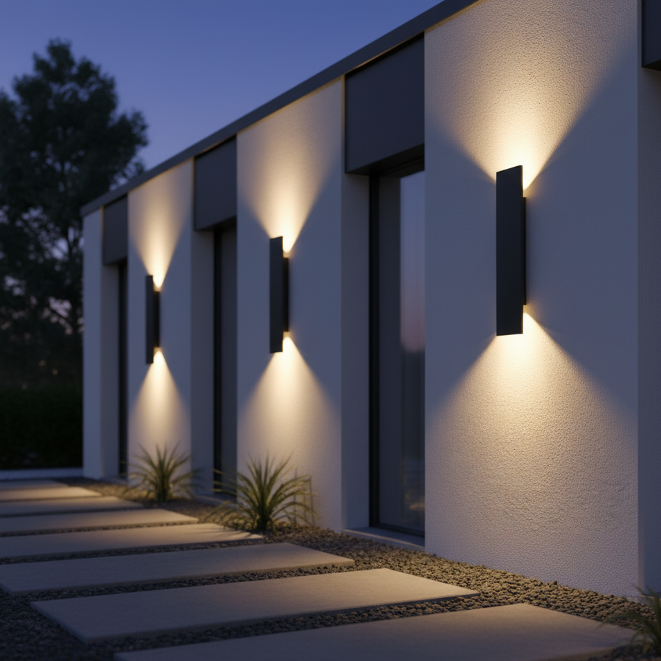 IP65 Waterproof Aluminium Outdoor Wall Light – Modern LED Wall Lamp
