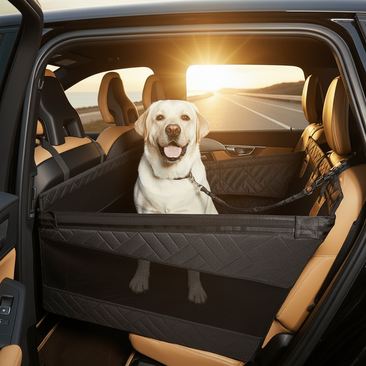 RIDEGUARD PET SEAT – Waterproof Memory Foam Car Mat for Dogs