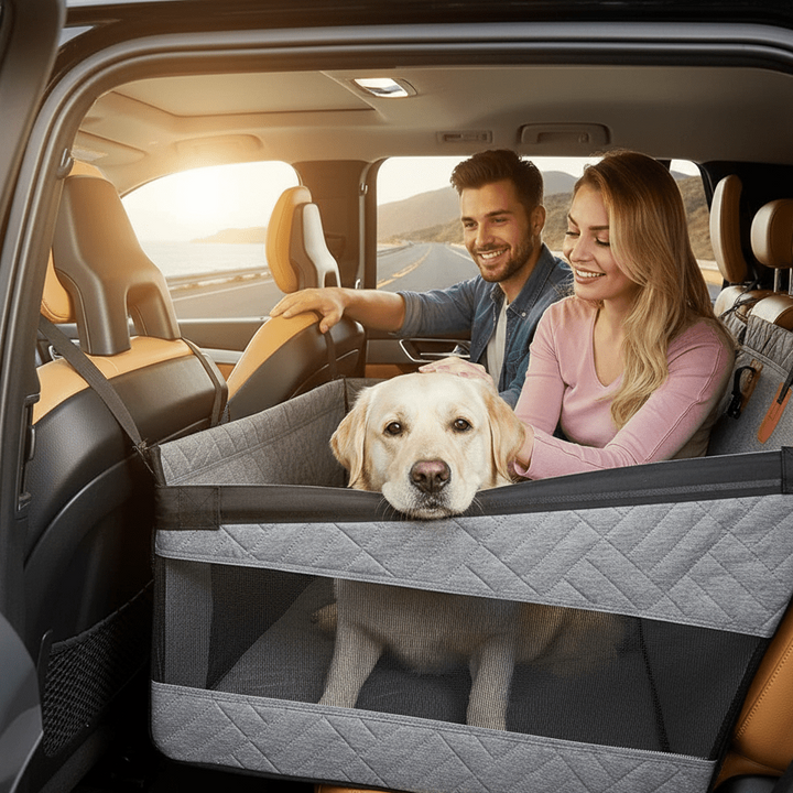 RIDEGUARD PET SEAT – Waterproof Memory Foam Car Mat for Dogs