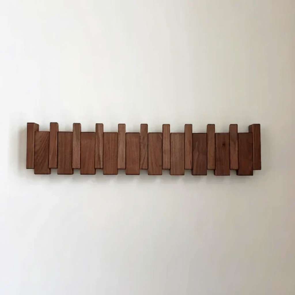 Kleshenger HarmonyCoat Piano – Creative Wooden Coat Rack for Hallway and Entrance
