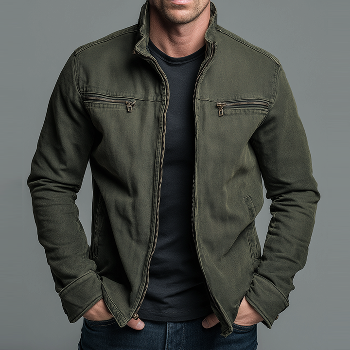 Men's Jacket | Vintage Design with Zip