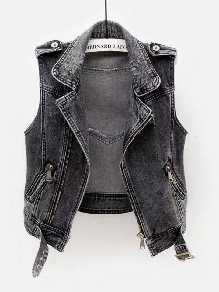Rugged Women's Denim Waistcoat - Nova