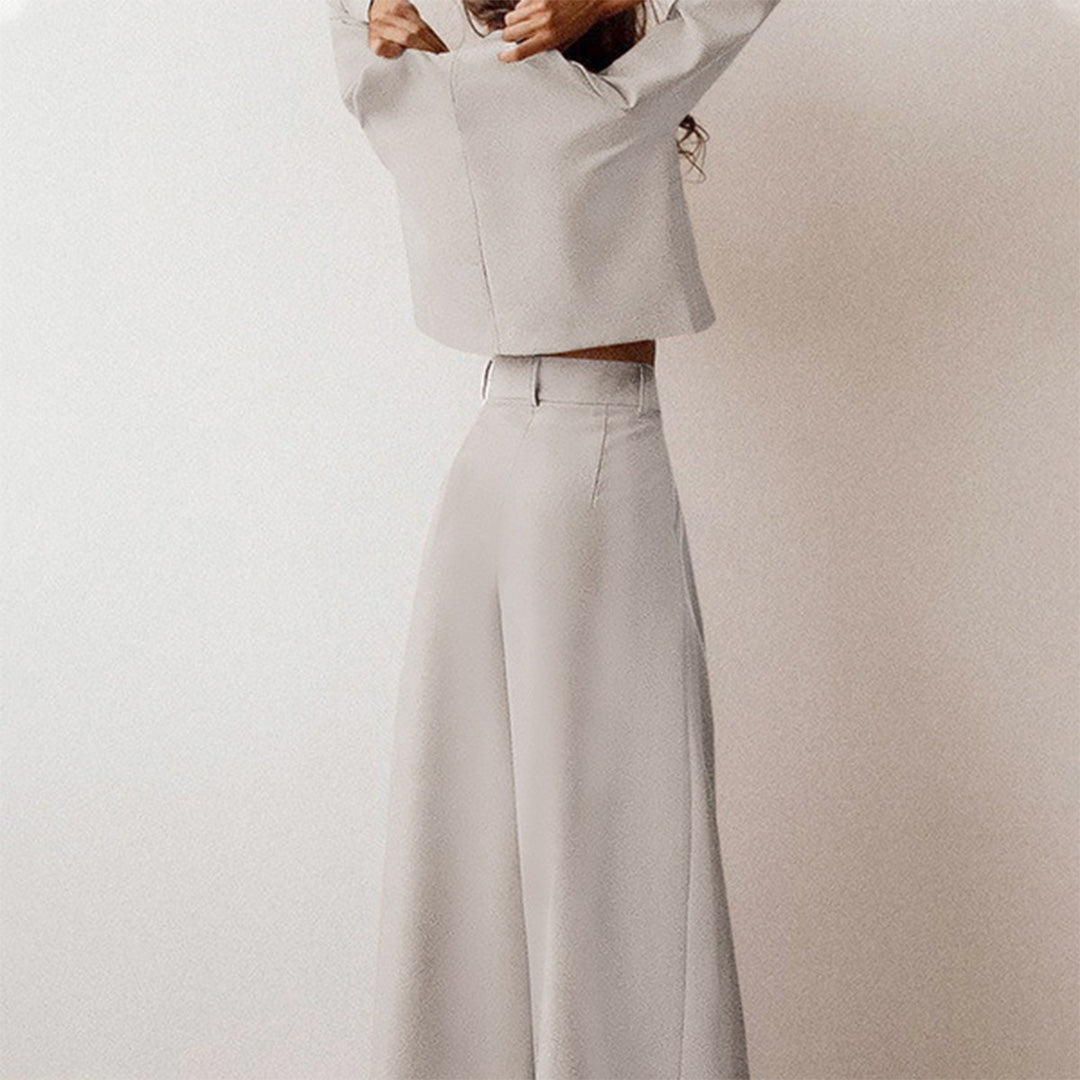 Two-Piece Palazzo Set for Women