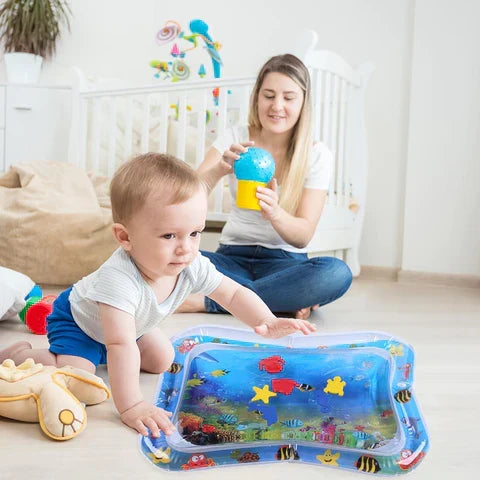 AquaDream Wasserspielmatte | Weiche, Aufblasbare Matte für Babys und Kleinkinder