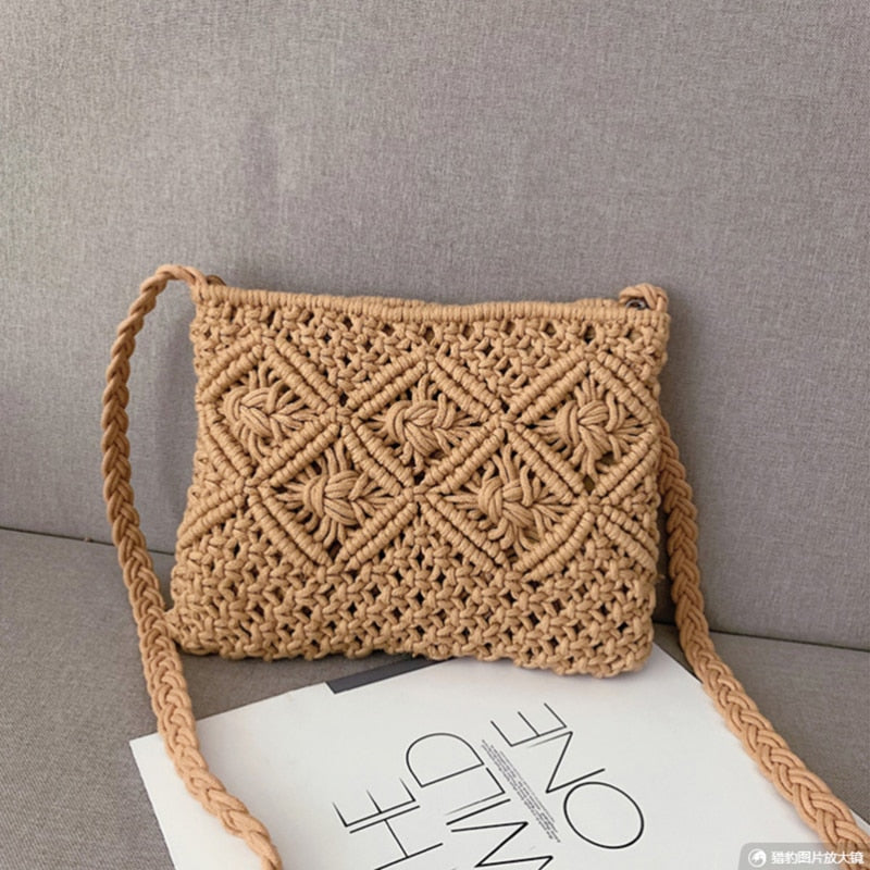 Lunero Eindhoven Gwen Woven Shoulder Bag | Stylish Summer Bag for Women