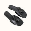 Damensandalen mit H-Steg aus veganem Leder - Bequem und elegant